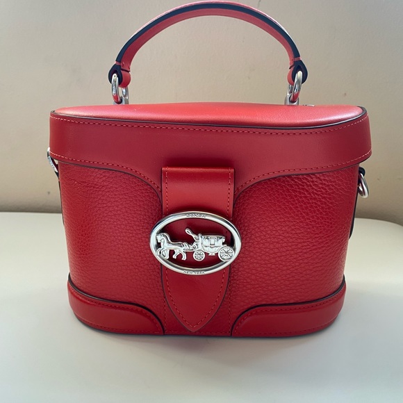 Coach Handbags - Coach Georgie Gem Crossbody in Red EUC